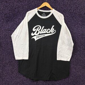 Black Parade My Chem 06 Long Live Tour Baseball T-Shirt 2XL